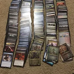 Magic the Gathering MTG Vtg Lot 350 Cards Estate As Found Not Searched See Photo - Image 1