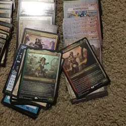 Magic the Gathering MTG Vtg Lot 350 Cards Estate As Found Not Searched See Photo - Image 2