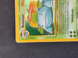 Venusaur 15 LP Base Set Holo Rare Pokemon Card TCG 1999 - Image 3