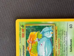 Venusaur 15 LP Base Set Holo Rare Pokemon Card TCG 1999 - Image 4