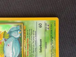Venusaur 15 LP Base Set Holo Rare Pokemon Card TCG 1999 - Image 5