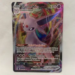 Espeon Vmax 065/203 Evolving Skies NM Full Art Ultra Rare Pokemon Card - Image 1