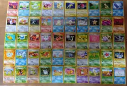 Pokemon Card Game Japanese Lot Set 50 Old Back Vintage 1996 Free Shipping - Image 1