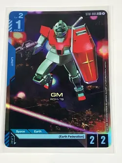BANDAI Gundam Card Game Heroic Beginings ST01-005 C+ GM Near Mint Single - Image 1