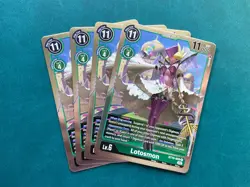 Lotosmon BT10-056 Playset Xros Encounter Digimon Card Game x4 - Image 1