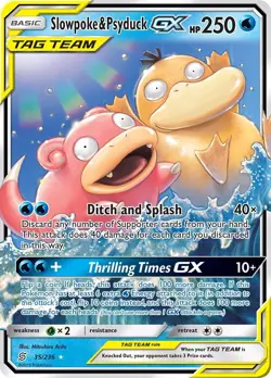 Slowpoke & Psyduck GX 35/236 Sm-Unified Minds Holo for sale online - Image 3