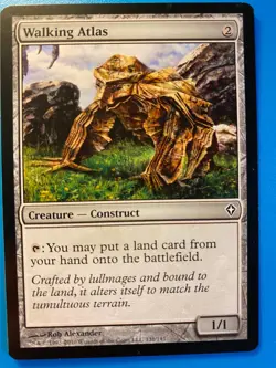 MTG 1x Walking Atlas # 131 Worldwake Pauper Magic the Gathering Card x1 NM - Image 1