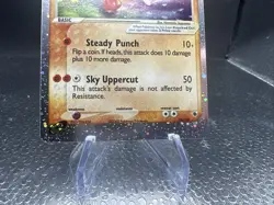 Pokemon TCG Hitmonchan EX Ruby and Sapphire Holo Ultra Rare Card 98/109 NM - Image 4