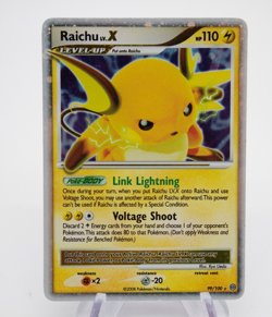 Raichu LV.X 2008 Stormfront 99/100 Holo Pokemon Card MP - Image 1