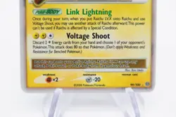Raichu LV.X 2008 Stormfront 99/100 Holo Pokemon Card MP - Image 3