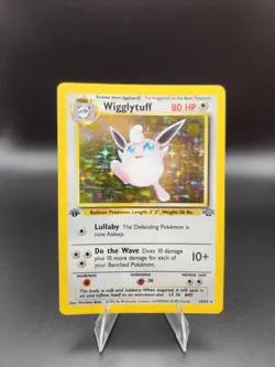 Pokemon English Card 1st edition Jungle Set Wigglytuff Holo Rare 16/64 (P13) - Image 1