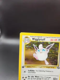 Pokemon English Card 1st edition Jungle Set Wigglytuff Holo Rare 16/64 (P13) - Image 2