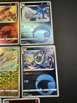 Lot of 8 Eeveelutions ex Pokemon Cards Japanese/chinese Umbreon Vaporeon Jolteon - Image 3