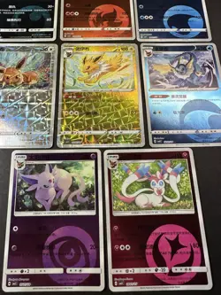 Lot of 8 Eeveelutions ex Pokemon Cards Japanese/chinese Umbreon Vaporeon Jolteon - Image 4
