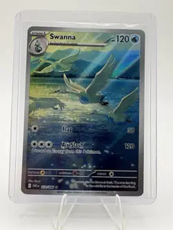 Pokemon TCG White Flare Swanna Illustration Rare Card 110/086 NM Condition - Image 3
