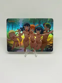Pokemon Anime Waifu ACG DIY Trainer Art Card B - Image 3