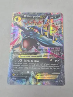 M Sharpedo EX XY200 XY Holo Pokemon Card 2017 Promo - Image 1