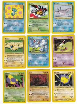 Pokemon Neo Genesis COMPLETE SET Common Vintage WOTC 35 Card Lot MP-NM - Image 3