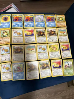 Pokemon Vintage Lot Of 127 Uncommon Cards - Image 2