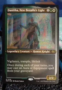 MTG Danitha New Benalia's Light 129 Etched Foil The Aftermath MTG Card - Image 1