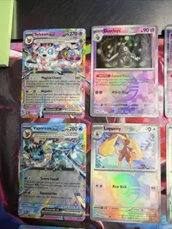 Lot Of 20 Pokemon Cards From Prismatic Evolutions Full Art And More All NM - Image 2