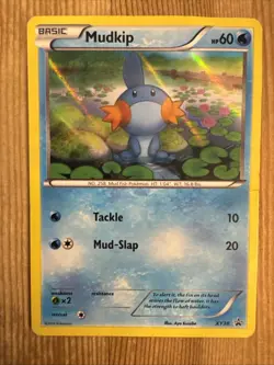 Mudkip - XY38 - Pokemon XY Promo Holo Rare Card DAMAGED - Image 1