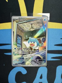 Pokemon TCG Quaxly Scarlet & Violet Paldea Evolved Holo Card 206/193 Mint NM - Image 1