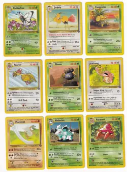 Pokemon Jungle COMPLETE SET Uncommon/Common Vintage WOTC 32 Card Lot MP-NM - Image 2