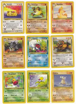 Pokemon Jungle COMPLETE SET Uncommon/Common Vintage WOTC 32 Card Lot MP-NM - Image 3