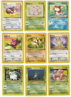 Pokemon Jungle COMPLETE SET Uncommon/Common Vintage WOTC 32 Card Lot MP-NM - Image 4
