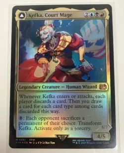 Magic the Gathering Final Fantasy Kefka, Court Mage M 0231 Foil Near Mint - Image 1