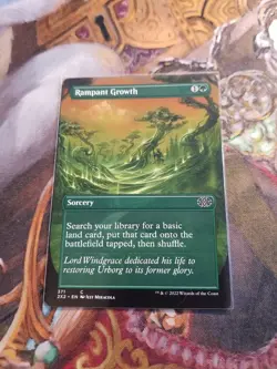 Rampant Growth Borderless MTG Double Masters 2022 - Pack Fresh - - Image 1