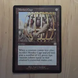 Monkey Cage | MP - Mercadian Masques - Magic the Gathering - FREE SHIP - Image 1