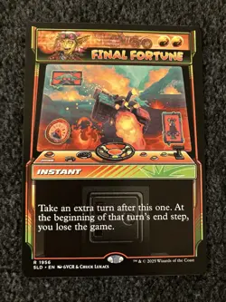 Magic The Gathering MTG - Final Fortune - Secret Lair Drop - Image 1
