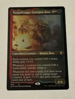 MTG Raggadragga, Goreguts Boss - Foil Etched Commander Legends: CLB NM - Image 1