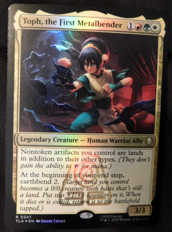 Toph, the First Metalbender - MTG - Foil - NM (Unplayed) - Image 1