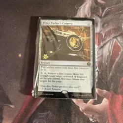 MtG Peter Parker’s Camera - NM Prerelease Foil - Spider-Man - Image 1