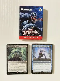 Magic The Gathering Marvel's Spider-Man Welcome Deck Back/Venom - Image 2
