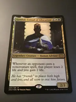 MTG Double Masters #237 Kambal, Consul of Allocation Foil - Image 1