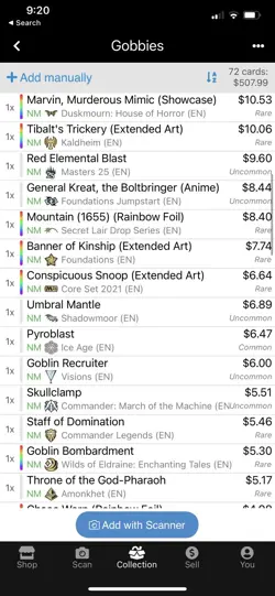 Goblins Krenko Commander Deck Complete Very Nice NM+ - Image 3