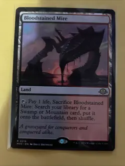 Bloodstained Mire Modern Horizons 3 Regular MH3 MTG LP - Image 1