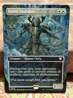 Grand Abolisher BORDERLESS Commander Masters LP MTG CMM - Image 1