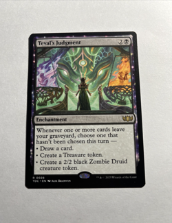 Teval's Judgment - Commander: Tarkir: Dragonstorm MTG Plus Bonus Rare!!! - Image 1