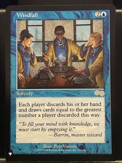 Windfall NM MTG The List Mystery Booster - Image 1