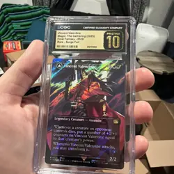 MTG Vincent Valentine Surge Foil Mythic - Final Fantasy 7 - Pristine 10 ?? - Image 2