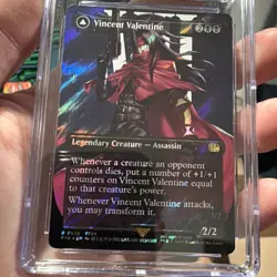 MTG Vincent Valentine Surge Foil Mythic - Final Fantasy 7 - Pristine 10 ?? - Image 3