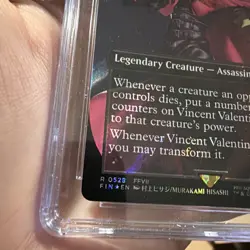 MTG Vincent Valentine Surge Foil Mythic - Final Fantasy 7 - Pristine 10 ?? - Image 4
