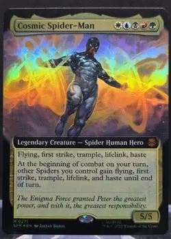 Cosmic Spider-Man #271 Marvel's Spider-Man Extended Art Foil Mythic - Image 1