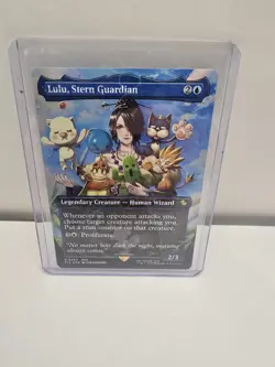 Lulu, Stern Guardian (Borderless) (Chocobo Track Foil) Commander: FF Foil - Image 1