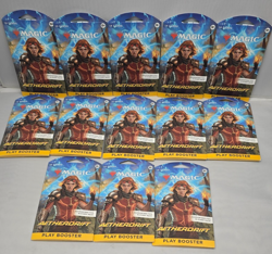 (14) Magic The Gathering Aetherdrift Sleeved Booster Pack Lot of 14 - Image 1
